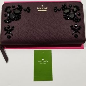 Kate Spade Neda Anderson Way Embellished Wallet